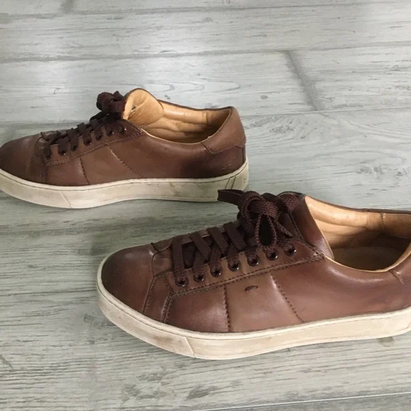 Santoni - Gloria collection  brown sneakers 6UK (7US) - Picture 2 of 7